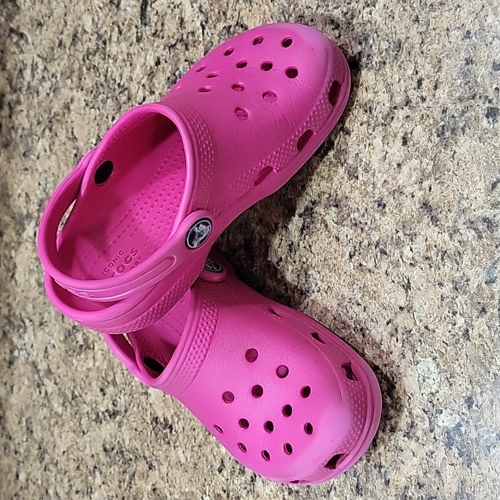 Pink Crocs